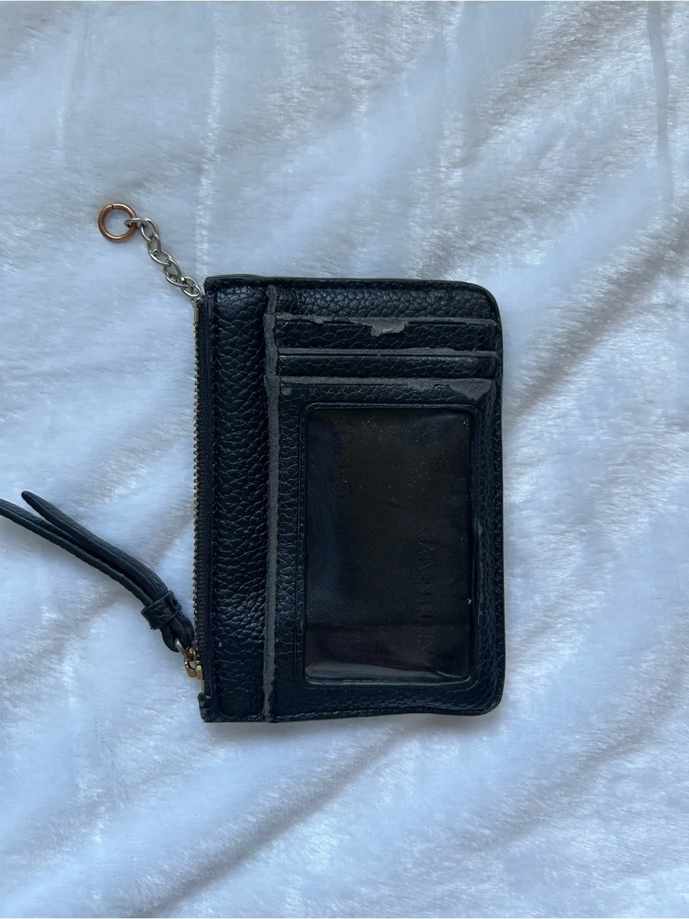 Black Calvin Klein Compact Wallet/Card Holder